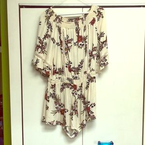 Floral Romper Size Medium